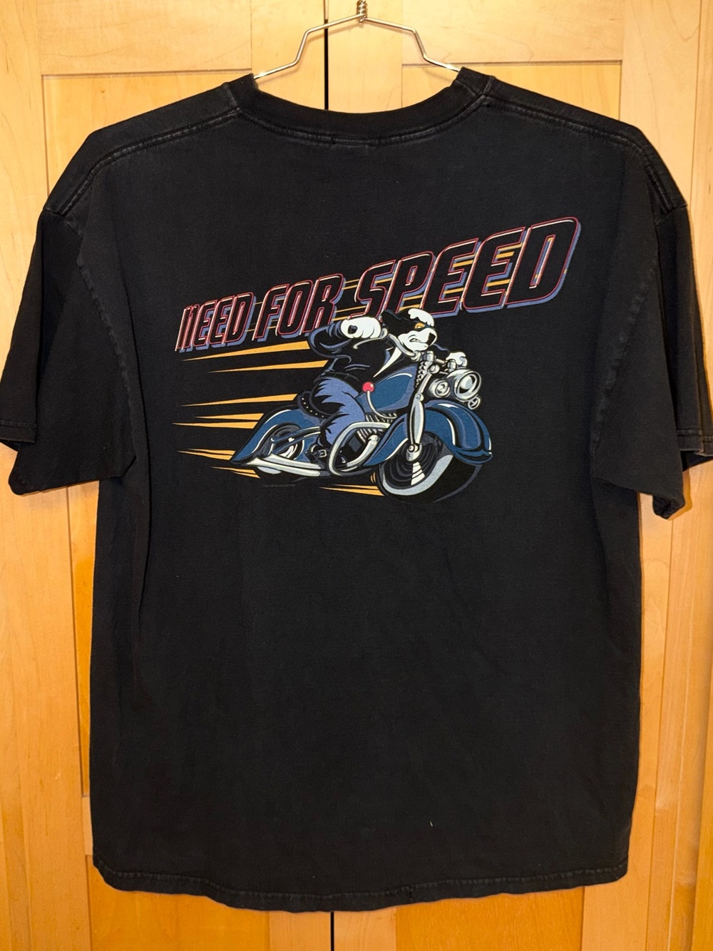Vintage Big Dogs Need For Speed Motorcycle T Shirt XL Black 90s Y2K Biker